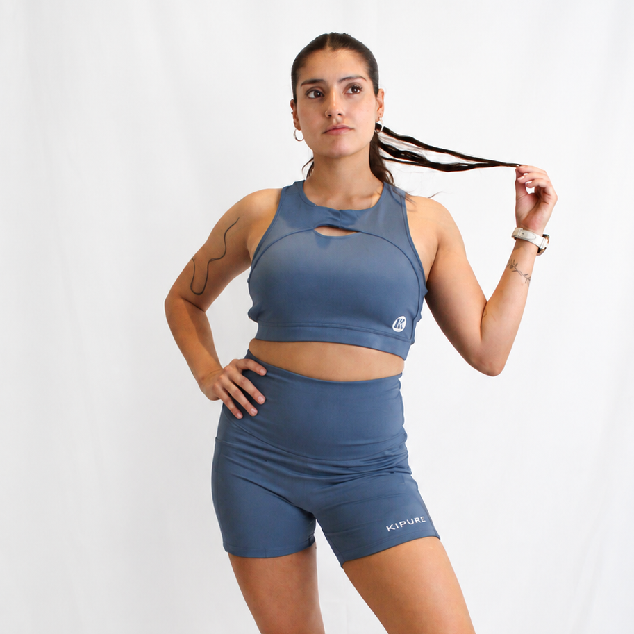 Calza Corta Mujer Andes Smooth | Tiro Alto Moldeador | Deportivo