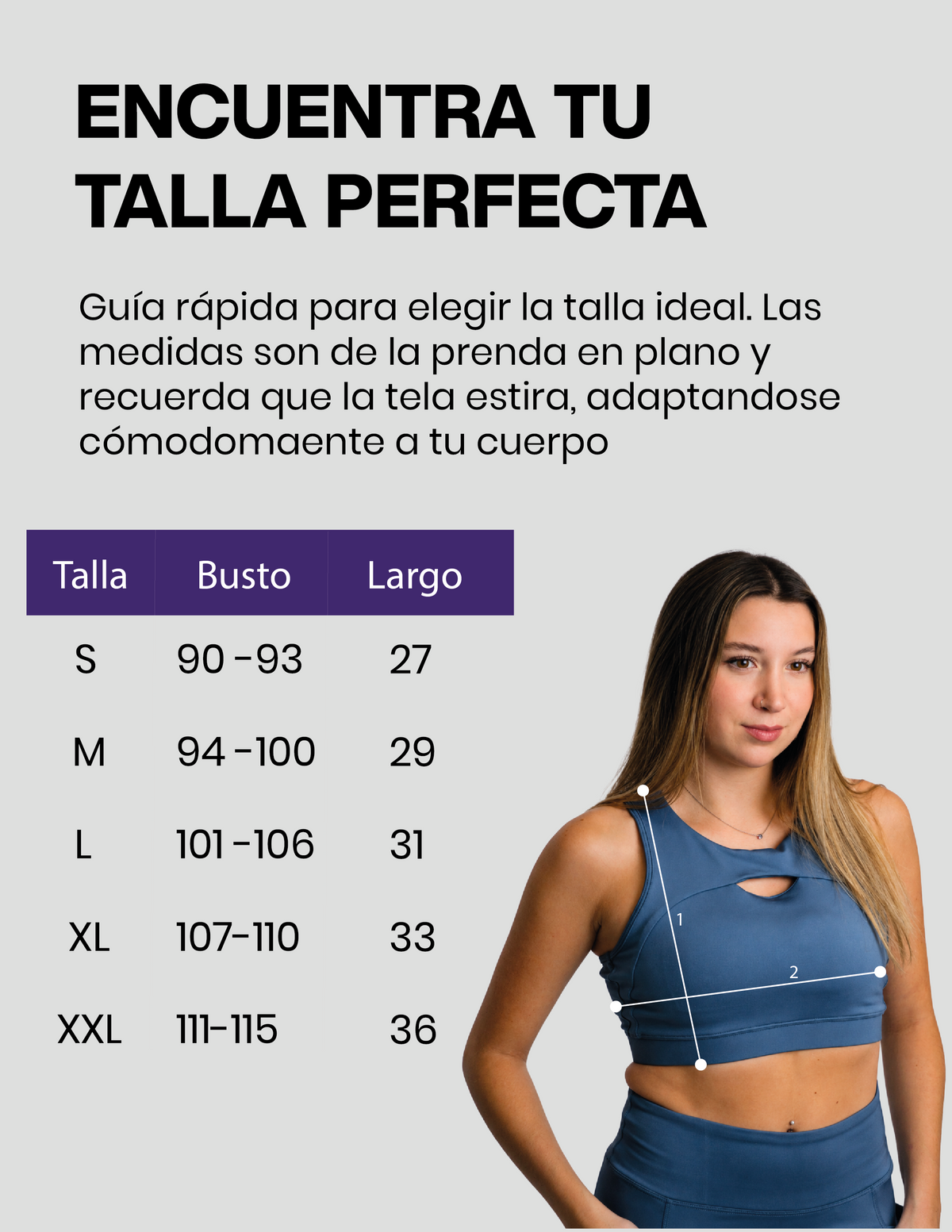 Guía de tallas