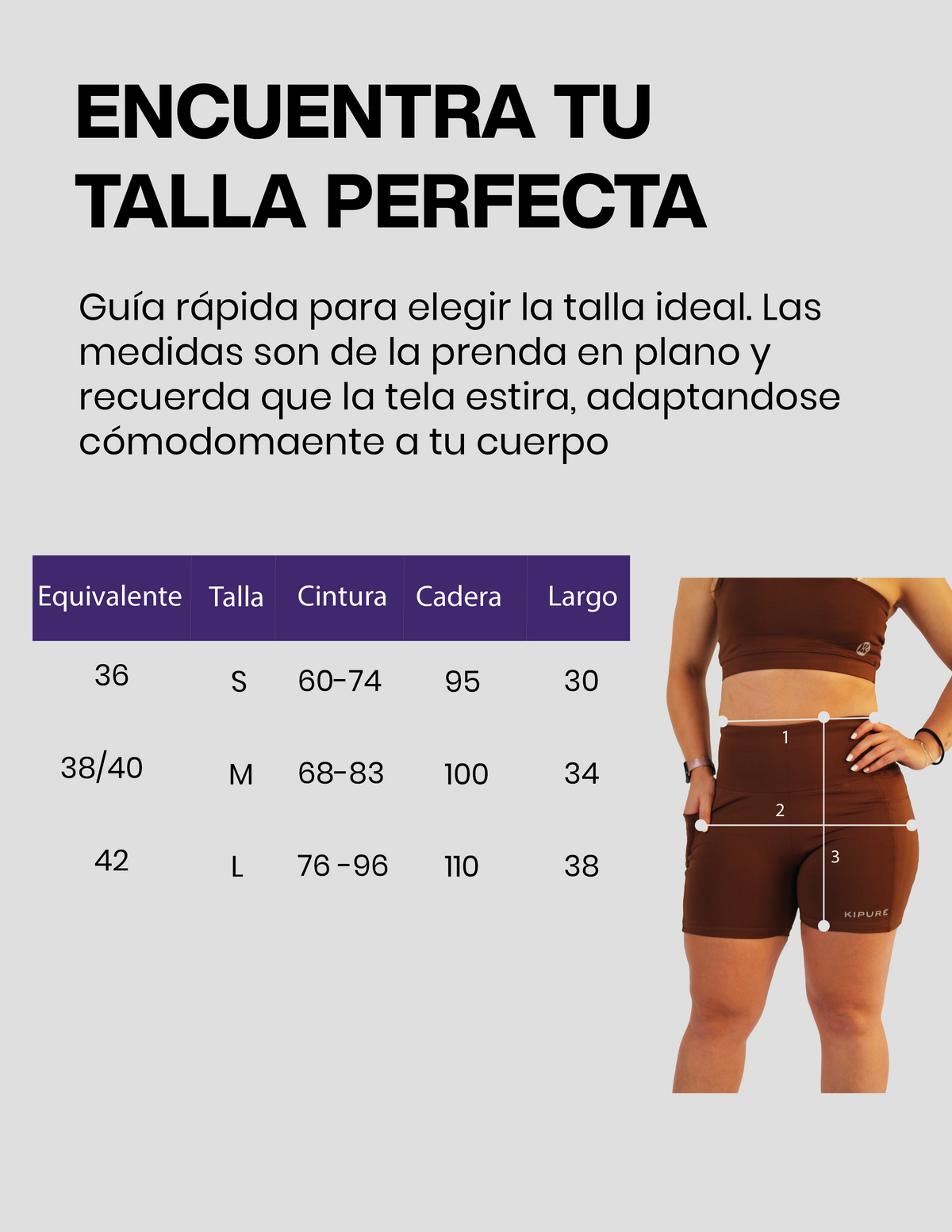 Guía de tallas